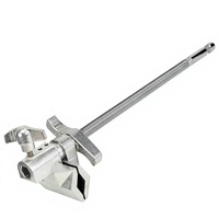 Pince de serrage robuste en aluminium de 420 mm pour photographie avec goujon bébé 5/8'' et douille récepteur hexagonale pour éclairage vidéo de studio