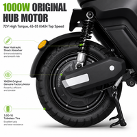 Großhandel Elektrischer 2-Rad-Roller mit Heckstauraum, Hydraulischer Federung, Trommelbremse, Erwachsenen-Pendler-E-Bike mit NFC-Unterstützung