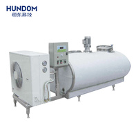 Réservoir de refroidissement direct de type horizontal personnalisé à prix d'usine avec compresseur pour le refroidissement de la transformation des aliments