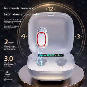 Audífonos Bluetooth Inalámbricos, Mini Audífonos Intrauditivos Invisibles, Deportivos, Resistentes al Agua, Ultra Larga Duración - Product Image 5