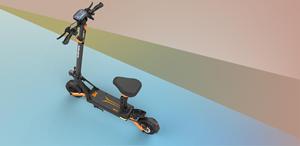 Trottinette électrique KuKirin G2 Pro, nouvel écran couleur, pneus à vide de 9 pouces, 48V 15.6Ah, pliable, siège amovible, pour les trajets quotidiens - Product Image 5