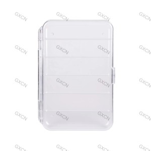 Caja <span class=keywords><strong>de</strong></span> aparejos <span class=keywords><strong>de</strong></span> pesca compartimentada transparente para pesca con mosca, caja <span class=keywords><strong>de</strong></span> señuelos ultra delgada, caja <span class=keywords><strong>de</strong></span> pesca con mosca hecha <span class=keywords><strong>de</strong></span> PC con servicios personalizados - Product Image 5
