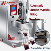 Machine d'emballage de bâtonnets de gelée glacée liquide de qualité alimentaire, contrôle PLC, remplissage et scellage avec fonction de collage de film plastique