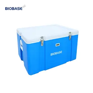 BIOBASE China Portable Outdoor Camping Fridge Car Refrigerator With Wheel Big Capacity Compressor Camping Fridge Freezer