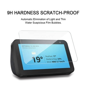 <span class=keywords><strong>La</strong></span> más nueva venta caliente productos para Amazon Echo mostrar 5 Protector de pantalla Anti arañazos de cristal templado de - Product Image 5