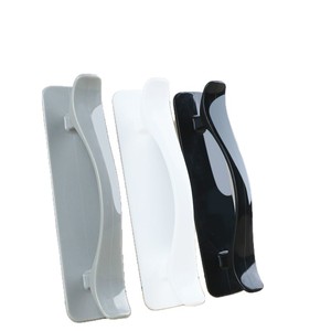 Universal No Drill Plastic Cabinet Handles Extra Large Bar Shape Minimalist Design Easy Installation for <b>Doors</b> Drawers - Product Image 2