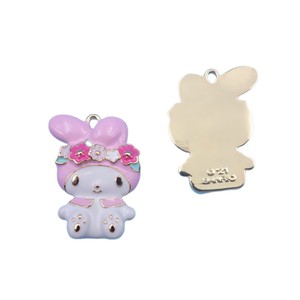 ป้ายโลหะรูปแมวคิตตี้ของซานริโอ สีทอง สำหรับเสื้อผ้า กระเป๋า ของตกแต่ง  สามารถปรับแต่งลวดลายได้ - Product Image 5