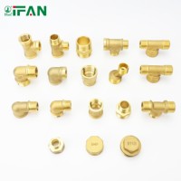 IFAN 1/2 "3/4" 1 "2" pouces en laiton femelle filetage mâle égal réducteur coude coudé Union mamelon douille raccords de tuyauterie en laiton