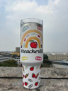 Ingrosso acciaio inossidabile isolato 40oz Tumbler con manico per mamma festa della mamma regalo - Product Image 4