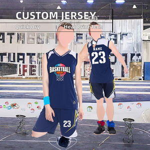 Maillot de basket-ball personnalisé dernier uniforme de sublimation respirant dans des ensembles grande taille vêtements cousus sur mesure - Product Image 3