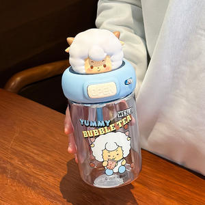 Zuo Mu Paddi Tritan Water Bottle 500Ml Bpa Free Kids <b>Drinkware</b> Back To School Gift Cylindrical Design - Product Image 3