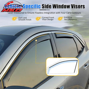 Viseras para Ventanas Laterales para Ford Escape 20-26, Deflectores de PC Inyectado, Protección para Ventanas Laterales de Puertas de Automóviles - Product Image 3