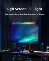Lampe de bureau LED à intensité variable alimentée par USB, avec abat-jour en plastique, protection des yeux pour écran d'ordinateur