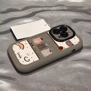 Custodia per <span class=keywords><strong>telefono</strong></span> con cornice per <span class=keywords><strong>telefono</strong></span> con orsacchiotto per iPhone 16 15 PROMAX <span class=keywords><strong>Cover</strong></span> per <span class=keywords><strong>telefono</strong></span> nuovo guscio di protezione per cartoni animati - Product Image 5