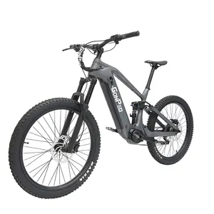 Bafang M600-Vélo électrique à suspension intégrale en carbone, 27.5/29 pouces, 250/500/1000W, Panther Fox, 9 vitesses