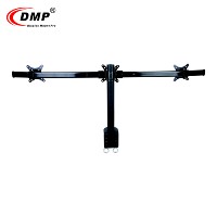 Support de bureau inclinable DMP CURVE-T pour moniteurs LCD LED triples de 13 à 27 pouces