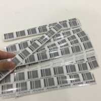 Étiquettes autocollantes en vinyle imperméable personnalisées avec code-barres et code QR, découpées à la forme, pour l'emballage des produits
