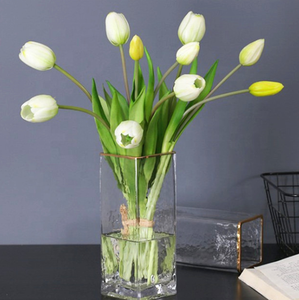 Bouquet da Sposa di Tulipani Artificiali in PVC di Alta Qualità all'Ingrosso Effetto Real Touch per Decorazione di Matrimoni e Hotel - Product Image 6