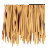 Tuiles de toit de chaume synthétique artificielle de maison ignifugée en plastique HDPE personnalisée