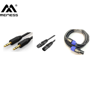EGT/MENESS Metal <strong>Cable</strong> Set Included Speaker AUX &amp; Signal <strong>Cables</strong> 2 Core - Product Image 1