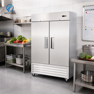 Réfrigérateur vertical intelligent en acier inoxydable <span class=keywords><strong>avec</strong></span> refroidissement par air, écran <span class=keywords><strong>tactile</strong></span> et surveillance à distance pour le stockage médical en pharmacie - Product Image 5