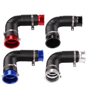 Tuyau d'admission d'air 3 pouces (76 mm) universel réglable avec collier de serrage pour mise à niveau et modification - Product Image 1