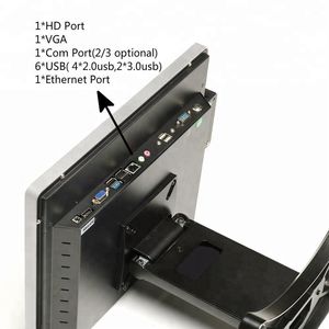 OSCY 17 Inch 2020 Hệ Thống POS Với Máy In Nhiệt Ngăn Kéo Tiền Mặt Máy Quét Mã Vạch - Product Image 4