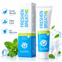 Dentifrice Probiotique en Gros OEM & ODM 120g Haleine Fraîche Nettoyage en Profondeur Élimine les Taches Blanchiment des Dents Soin Bucco-dentaire Barre de Traitement