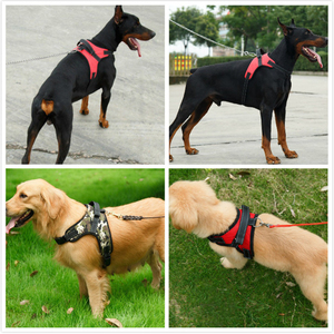 ホットセール 新登場 犬用安全調整可能反射ポリエステルメッシュバックパックハーネスリーシュベスト-8色 S-XLサイズ - Product Image 5