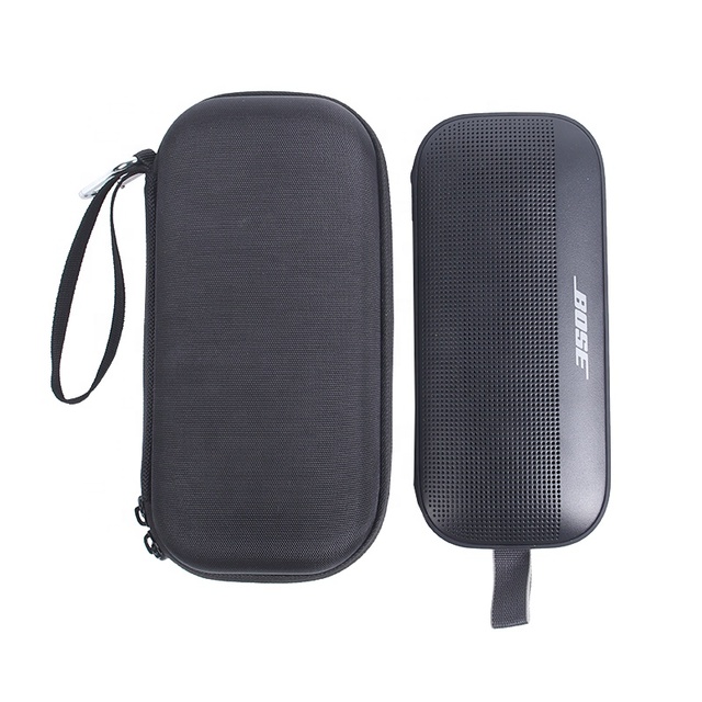 Carrying Speaker Case for Bose SoundLink Flex Portable Speaker, Extra Mesh Pockets for Bose Flex Charging Cable