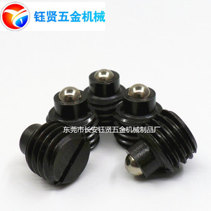 Spring Plunger Screws M8*9 Black Round Head Non Standard Screw For Chandeliers - Product Image 4