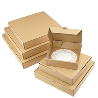 Cartons de pizzeria en kraft épais, biodégradables, écologiques, résistants, renforcés, ondulés, sur mesure