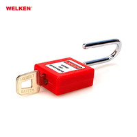 Cadenas à clé maîtresse ABS, cadenas de sécurité 38mm 76mm, anse de sécurité, cadenas de sécurité KD KA