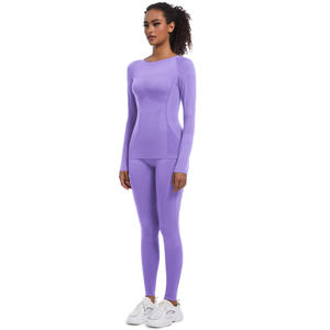 Nuevo Traje de Esquí Ajustado sin Costuras de Cintura Alta, Moldeador Corporal, para Deportes, Running, Ciclismo, Yoga, Manga Larga, para Mujer - Product Image 4
