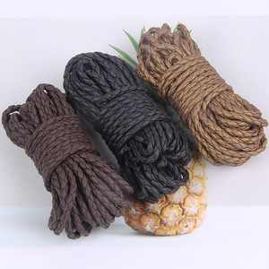 Soft Cowhide Braided <b>Rope</b> For Jewelry Making DIY Necklace Bracelet Craft Supplies Round Multi Color Wear Resistant - Product Image 4