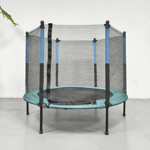 Zoshine Ngoài Trời 55 ''1-4 Độ tuổi <span class=keywords><strong>Mini</strong></span> Playhouse Mềm Bọt Nhỏ Trẻ Em Ngoài Trời Trampoline Món Quà Kỳ Nghỉ Cho Bé - Product Image 2