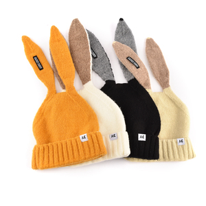 Winter Baby Kids Wool Cap Warm Knit Beanie Long <strong>Ear</strong> Knitted <strong>Hat</strong> <strong>Animal</strong> Winter Rabbit <strong>Ear</strong> Kids Baby <strong>Hats</strong>