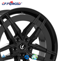 CF FORGED Nuevas Llantas de Aleación de Aluminio Forjado Personalizadas de 16-24 Pulgadas con Acabado Negro, Ajuste Universal para Tesla Model