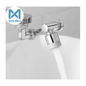 Robinet à bras robotisé rotatif moderne à 1080 degrés, bras en cuivre aérateur en laiton ABS à économie d'eau pour salle de bain et <span class=keywords><strong>cuisine</strong></span> - Product Image 2