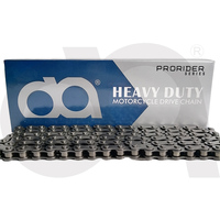 Chaîne de moto professionnelle 415/415H neuve pour moto tout-terrain, VTT, course - Acier allié, garantie 1 an, utilisation de la transmission