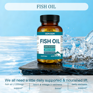 น้ำมันปลาแบบซอฟต์เจล 1200 มก. ต่อหนึ่งหน่วยบริโภค - โอเมก้า <span class=keywords><strong>3</strong></span> 360 มก. สำหรับเสริมสร้างสุขภาพหัวใจ 60 แคปซูล ผลิตภัณฑ์เสริมอาหาร รับผลิตแบบ OEM/ODM - Product Image 3