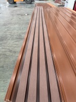 Panneau mural en PVC imperméable Panneau mural extérieur en bois durable Verrouillage des panneaux de terrasse en WPC Carreaux de sol