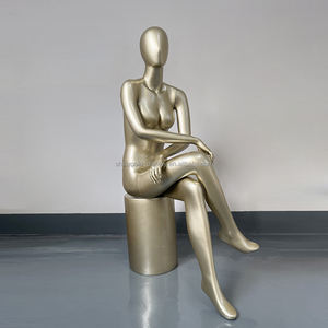 عارضة أزياء أنيقة فاخرة من قوانغتشو ، عارضة أزياء نسائية ذهبية ، عارضة أزياء نسائية ، عارضة أزياء من الألياف الزجاجية ، عارضة أزياء - Product Image 4