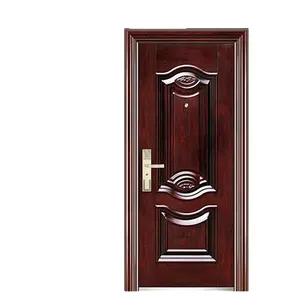 China suncity S086 lows exterior steel security entry front metal door for sale