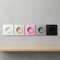 Bingoelec personnalisé 10A/16A 250V ue mécanique Design moderne prise Schuko prise de courant prises murales pour la maison/hôtel/bureau