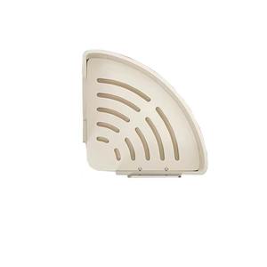 Étagère murale triangulaire en aluminium blanc crème, sans perçage, <span class=keywords><strong>pour</strong></span> rangement de toilettes et articles de <span class=keywords><strong>toilette</strong></span>, idéale <span class=keywords><strong>pour</strong></span> la maison, l'hôtel et la salle de bain. - Product Image 2