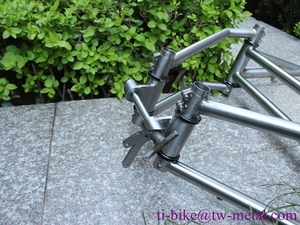 Cadre de vélo cargo détachable en titane, livraison gratuite, nouveau design titan avec coupleur - Product Image 6