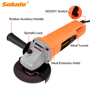 SOLUDE Vente en gros <span class=keywords><strong>Meuleuse</strong></span> d'angle électrique professionnelle à vitesse variable Mini <span class=keywords><strong>AEG</strong></span> à charbons pour la découpe du bois - Product Image 1