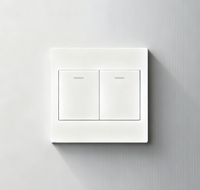 Interrupteur Mural Universel avec Bande Fluorescente PC Eco Panel Vente Directe d'Usine pour la Maison Climatiseur Lumières Chauffe-Eau