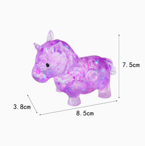 Pallina Antistress Personalizzata a Forma di Unicorno, Confezione da 4, Giocattolo Sensoriale per Bambini, Regalo Unisex con Logo - Product Image 6